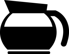 Coffee Rounded Jar Vinyl Svg File, Free Vectors File